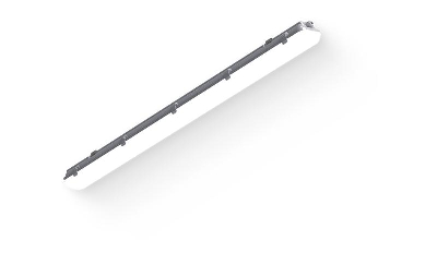 Светильник светодиодный SLIM 32 4000К IP65 1262х124х85 CRI80 milky II подвесной/накладной сер. CSVT ЦБ-00010703