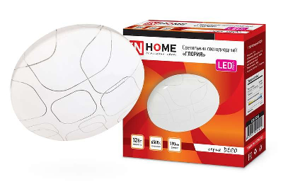 Светильник светодиодный DECO ГЛОРИЯ 12Вт 6500К 1080лм 230В 210х65мм IN HOME 4690612022222