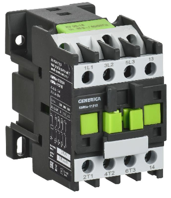 Контактор КМИе-11210 12А 230В/АС3 1НО GENERICA KKME11-012-230-10