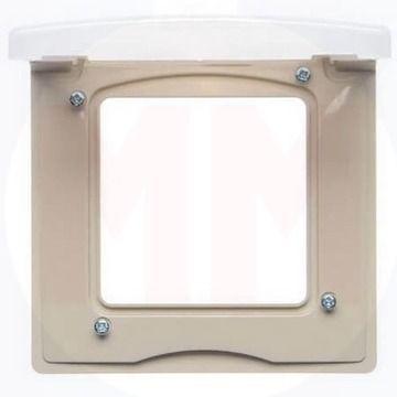 Рамка 1-м Etika IP44 с защ. крышкой сл. кость IEK 672560