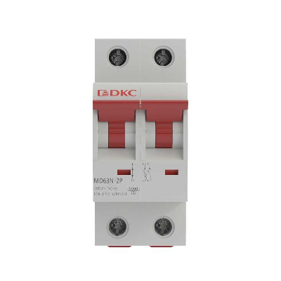 Выключатель автоматический модульный 2п B 32А 6кА MD63N YON MD63N-2PB32