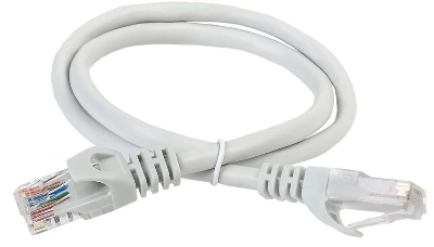 Патч-корд кат.6А UTP LSZH 10м сер. ITK PC01-C6AUL-10M