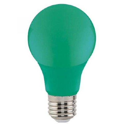 Лампа светодиодная ERAGL50-E27 A50 3Вт груша зел. E27 13SMD для белт-лайт ЭРА Б0049579