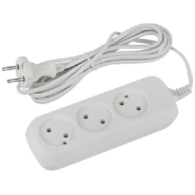 Удлинитель 3х3м без заземл. ШВВП 2х0.75 UDL-6-330 Greenline Эра Б0065041