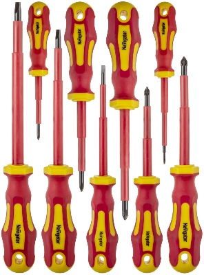 Набор отверток диэлектрических NHT-Otd01-H9 (9шт) Navigator 95000