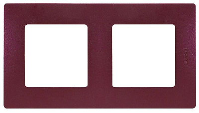 Рамка 2-м Etika сливовый IEK 672562