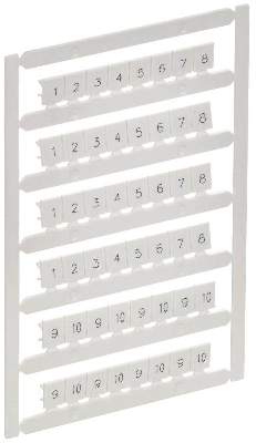 Маркер для CTS 6кв.мм/CP 10кв.мм "1-10" ARMAFIX IEK AF-CT10D-M-006-01