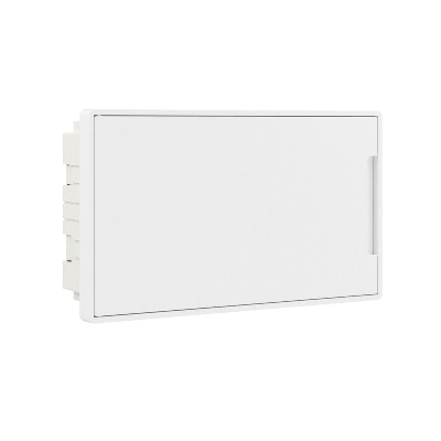 Щиток встраиваемый Фрейм (FRAME) ЩРв-п-18 18мод. с бел. дверцей с 2 шинами PEN на 8 и 10 отверст. бел. DKC F18B1WW