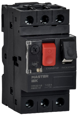 Пускатель ПРК32-1.6 In1.6А Ir1.0-1.6А Ue 660В KARAT IEK DMS11-D16