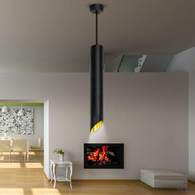 Светильник подвесной (подвес) PL 17 BK MR16/GU10 потолочный цилиндр черн. ЭРА Б0055579