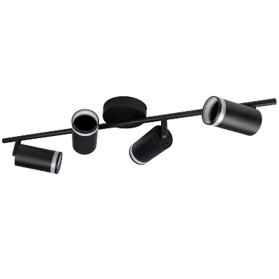 Светильник PCL-0104 4xGU10 IP20 230В BL настен./потолочн. декор. под лампу JazzWay 5066465