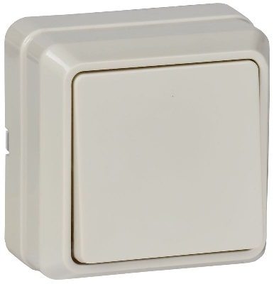 Выключатель 1-кл. ОП Октава 10А IP20 ВС20-1-0-ОКм крем. GENERICA EVO10-K33-10-DC