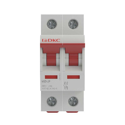 Выключатель нагрузки модульный 2п 63А MSD YON MSD-2P63