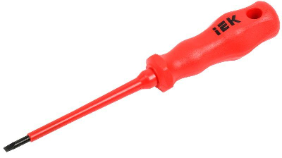 Отвертка шлицевая Profi 4.0х100мм 1000В IEK TSC-3SL-4100