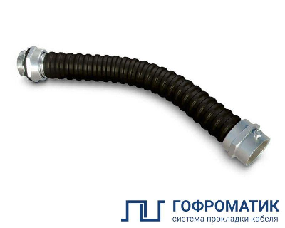 Ввод гибкий К-1087 У2 G1 1/2дюйм -38-49 полимерный ГОФРОМАТИК zeta40117