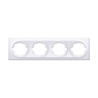 Рамка 4-м Florence бел. 1E52401300 OneKeyElectro 2172785