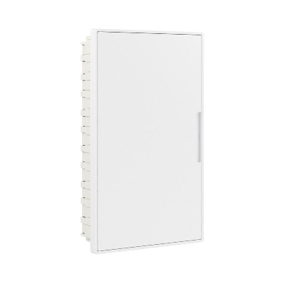 Щиток встраиваемый Фрейм (FRAME) ЩРв-п-36 36мод. с бел. дверцей с 4 шинами PEN (2шт на 8 отверст. и 2шт на 10 отверст.) бел. DKC F36B1WW