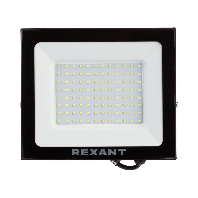 Прожектор светодиодный 100Вт 200-260В IP65 8000лм 6500К хол. бел. Rexant 605-005