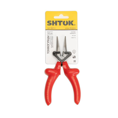 Тонкогубцы диэлектрические 1000В 160мм (08214) SHTOK 376300