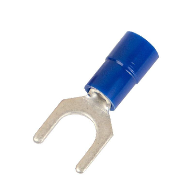 Наконечник вилочный с изолир. фланцем ПА легкий ввод жилы 10-16кв.мм М6 d6.4мм (НКИ) DKC 2E16P-EE-PA