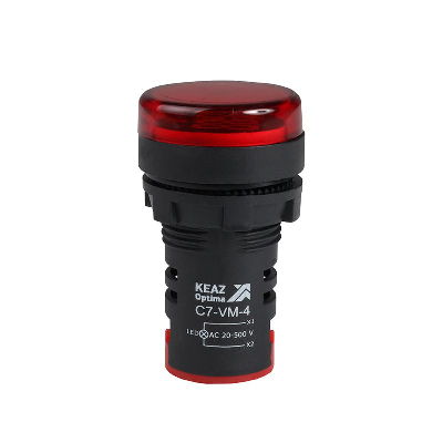 Индикатор напряжения OptiSignal Compact D22 С7-VM-4 красн. 20-500В AC AD22VM КЭАЗ 362189