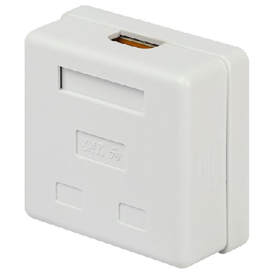 Розетка компьютерная 2-м RJ45 кат.5E неэкранир. RJ02UN Эра Б0056902