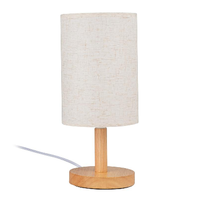 Светильник настольный JH1-01-iv 1х60Вт E27 (основа: натуральное дерево) IP20 JazzWay 5058231