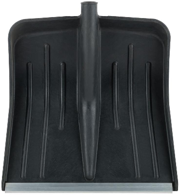 Лопата для уборки снега большая 420х420мм без черенка пластик. 68100