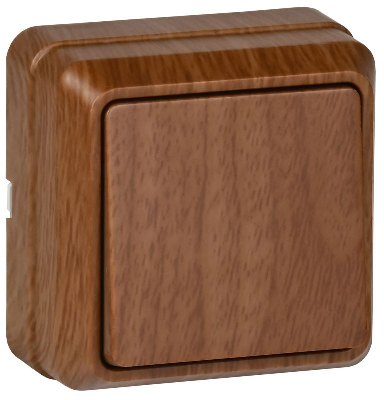 Выключатель 1-кл. ОП Октава 10А IP20 ВС20-1-0-ОД дуб GENERICA EVO10-K04-10-DC