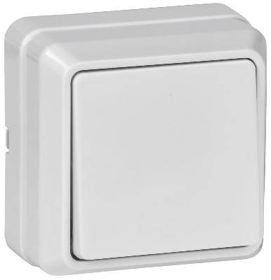 Выключатель 1-кл. ОП Октава 10А IP20 ВС20-1-0-ОБ 250В бел. GENERICA EVO10-K01-10-DC
