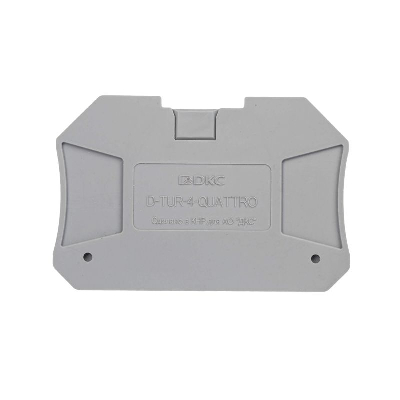 Изолятор торцевой для клемм TUR-2.5-QUATTRO (уп.100шт) DKC D-TUR-2.5-QUATTRO