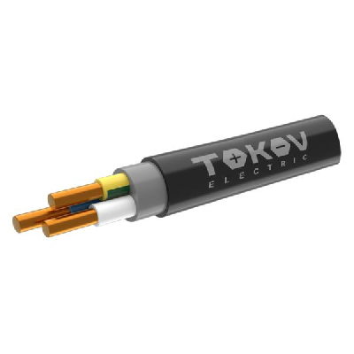 Кабель TOKOV ELECTRIC ППГнг(А)-HF 3х2.5 ОК (N PE) 0.66кВ (уп.100м) ТХМ00409106