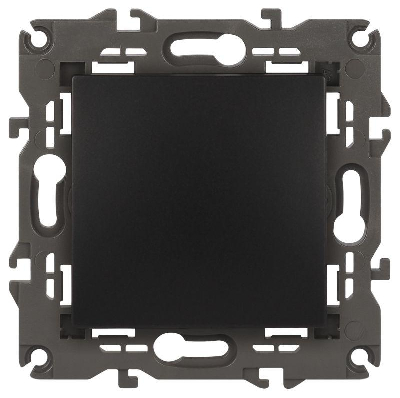 Переключатель 1-кл. СП Elegance 14-1103-05 10А IP20 250В 10AX механизм антрацит Эра Б0034227