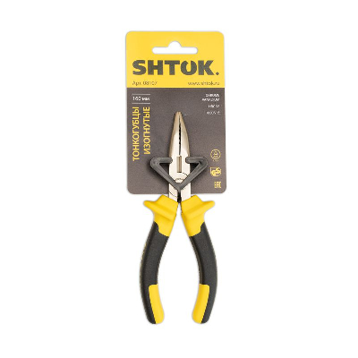 Тонкогубцы изогнутые 1000В 160мм (08107) SHTOK 376277