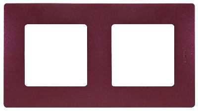 Рамка 2-м СП Etika IP20 сливовый IEK 672562