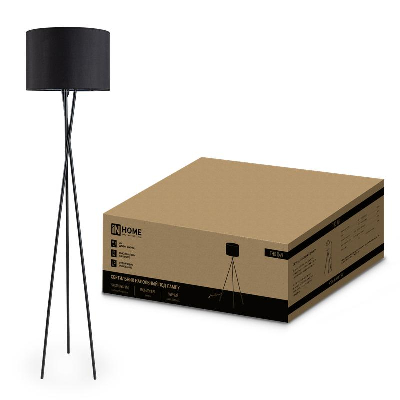 Светильник ТНО 04Ч 60Вт E27 230В торшер напольн. под лампу на основании черн. IN HOME 4690612048239