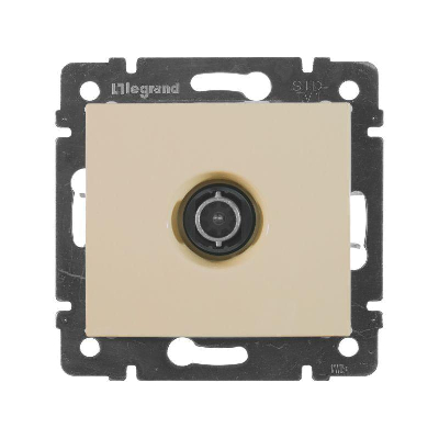 Розетка телевизионная TV СП Valena 1.5дБ 2400МГц с топологией "звезда" механизм сл. кость Leg 774329