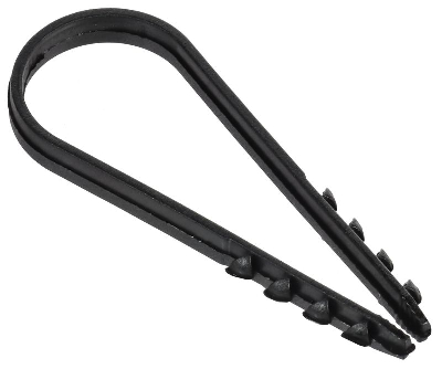 Дюбель-хомут 19х25мм для круглого кабеля нейлон черн. (уп.100шт) GENERICA UDH13-19-25-100-K02-G