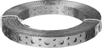 Лента перфорированная прямая 12х0.55мм накл. (уп.25м) Tech-Krep/Zitar 123882