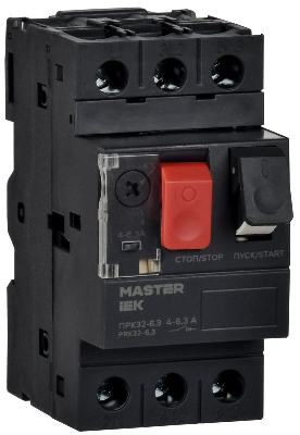 Пускатель ПРК32-6.3 In6.3А Ir4-6.3А Ue 660В KARAT IEK DMS11-D63
