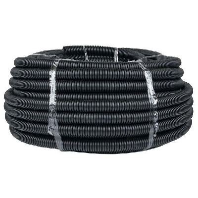 Труба гофрированная ПНД d32мм с протяжкой черн. (уп.50м) Plast PROxima EKF tpnd-32n