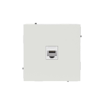 Розетка компьютерная 1-м KANT RJ45 кат.6A без шторки бел. песок DKC 7010673