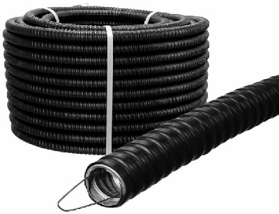 Металлорукав в ПВХ изоляции Р3-ЦПнг 18 черн. (уп.50м) TOKOV ELECTRIC TKE-MR-PVC-18-50-C05