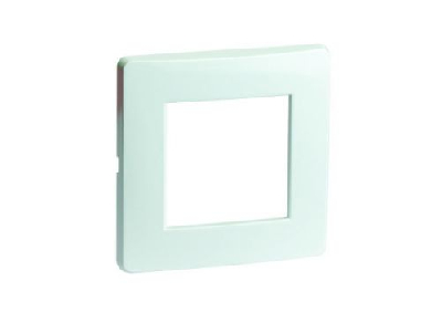 Рамка 1-м 2мод. Brava бел. RAL9010 DKC 75010W