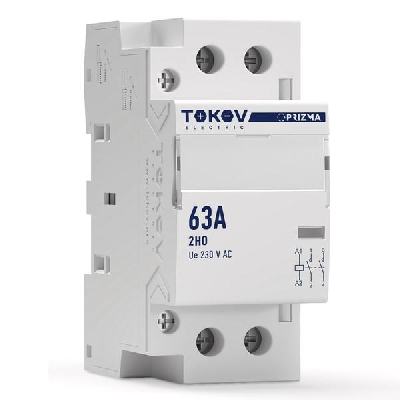 Контактор модульный 36мм 63А 230В АС 2НО PRIZMA TOKOV ELECTRIC TKE-PZ-MC-2-63-230-20