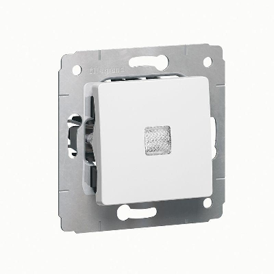 Механизм кнопки СП CARIVA с подсветкой бел. Leg 773613