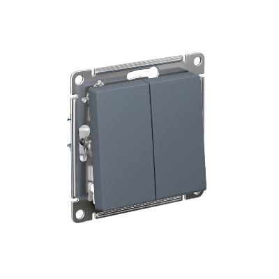 Выключатель 2-кл. AtlasDesign (сх. 2) 10А с самовозвратом механизм грифель SE ATN000717