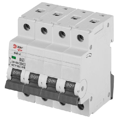 Выключатель автоматический 4п C 25А 4.5кА ВА47-63 PRO ЭРА Б0059444