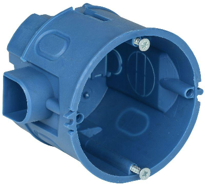 Коробка установочная С3 d68x60 для твердых стен (с саморезами и стык. узлами) GENERICA UKT10-068-060-000-A-S-UO