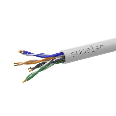 Кабель витая пара U/UTP кат.5E 4х2х24AWG solid Cu нг(А)-LSLTx In. Premium 305м (м) SUPRLAN 01-0340-3